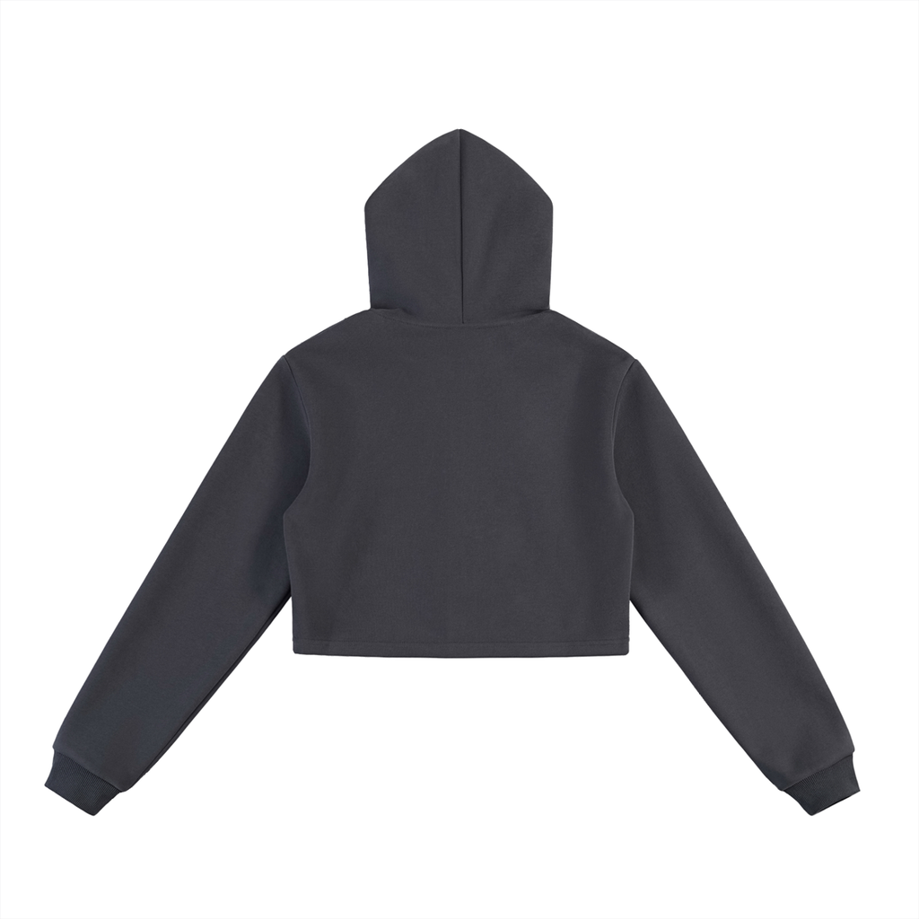 DNMS Dove Women's Cropped Zip-Up Hoodie