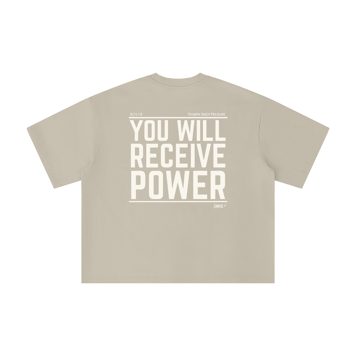 DNMS Dove Boxy Oversized Tee