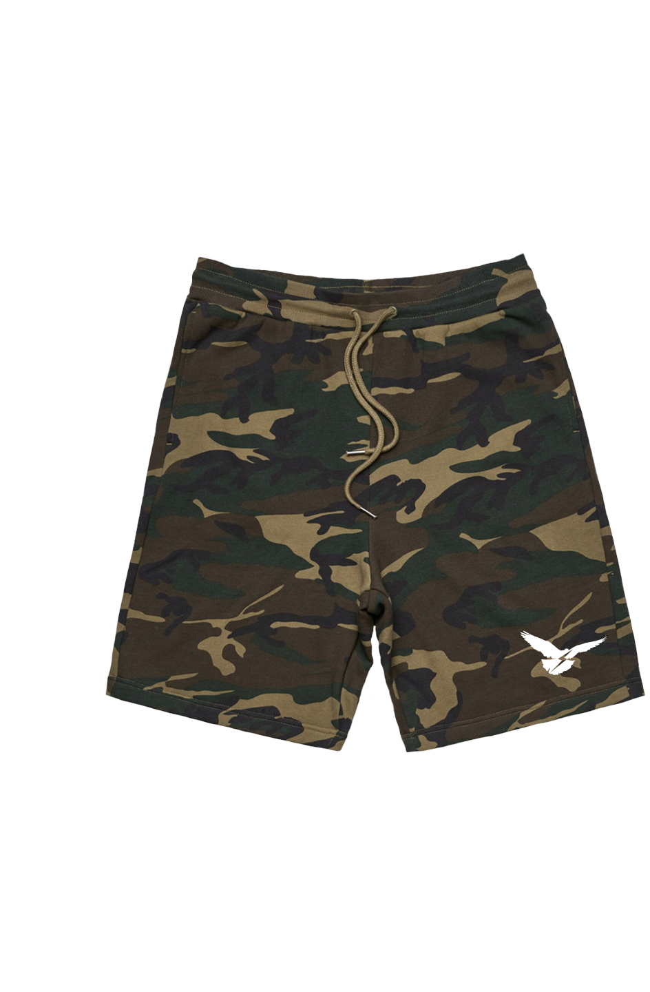 Dove-Bolt Camo Shorts