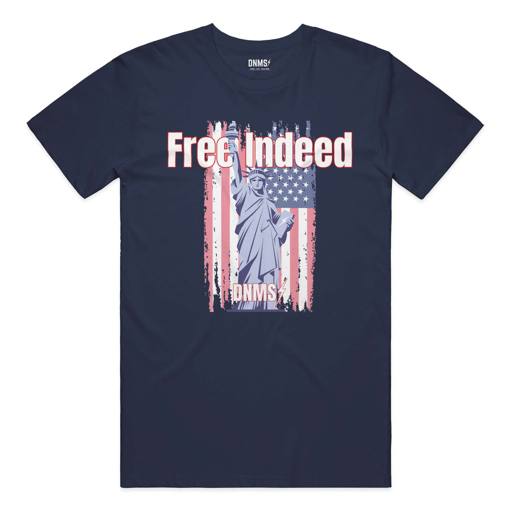 Free Indeed Liberty Flag Tee