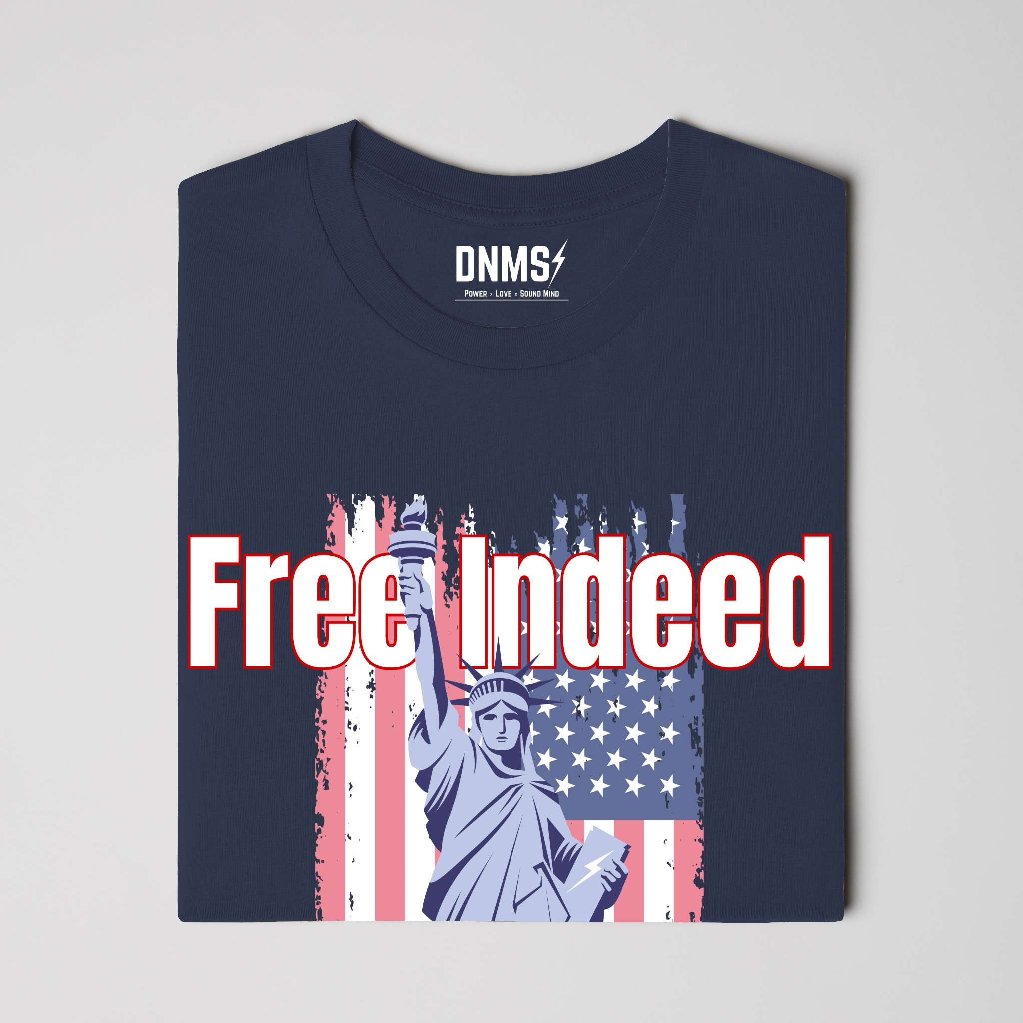 Free Indeed Liberty Flag Tee