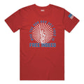 Is Free Indeed Liberty Tee - Red