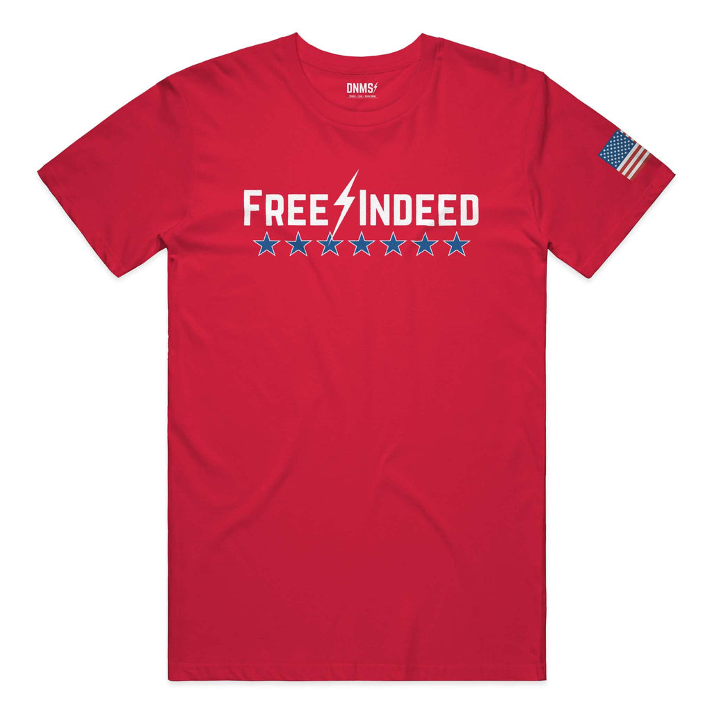 Free Indeed Victory Tee - Red