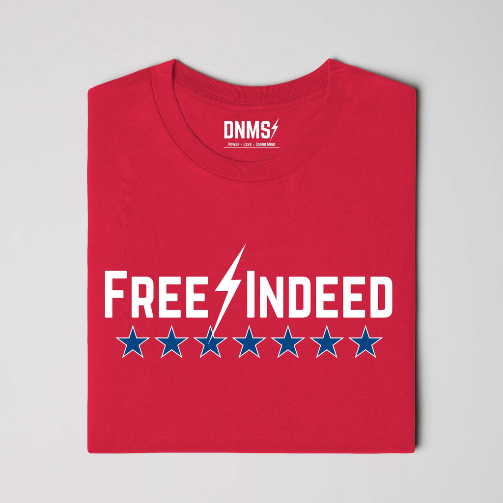 Free Indeed Victory Tee - Red
