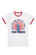 Is Free Indeed Ringer Tee