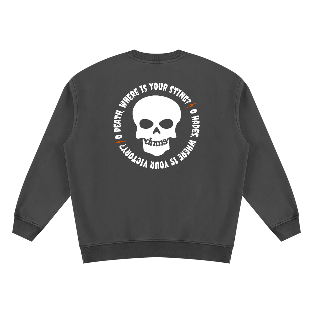 Victory Over Death Vintage Wash Crewneck